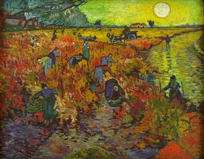 Red Vineyard at Arles by Vincent van Gogh